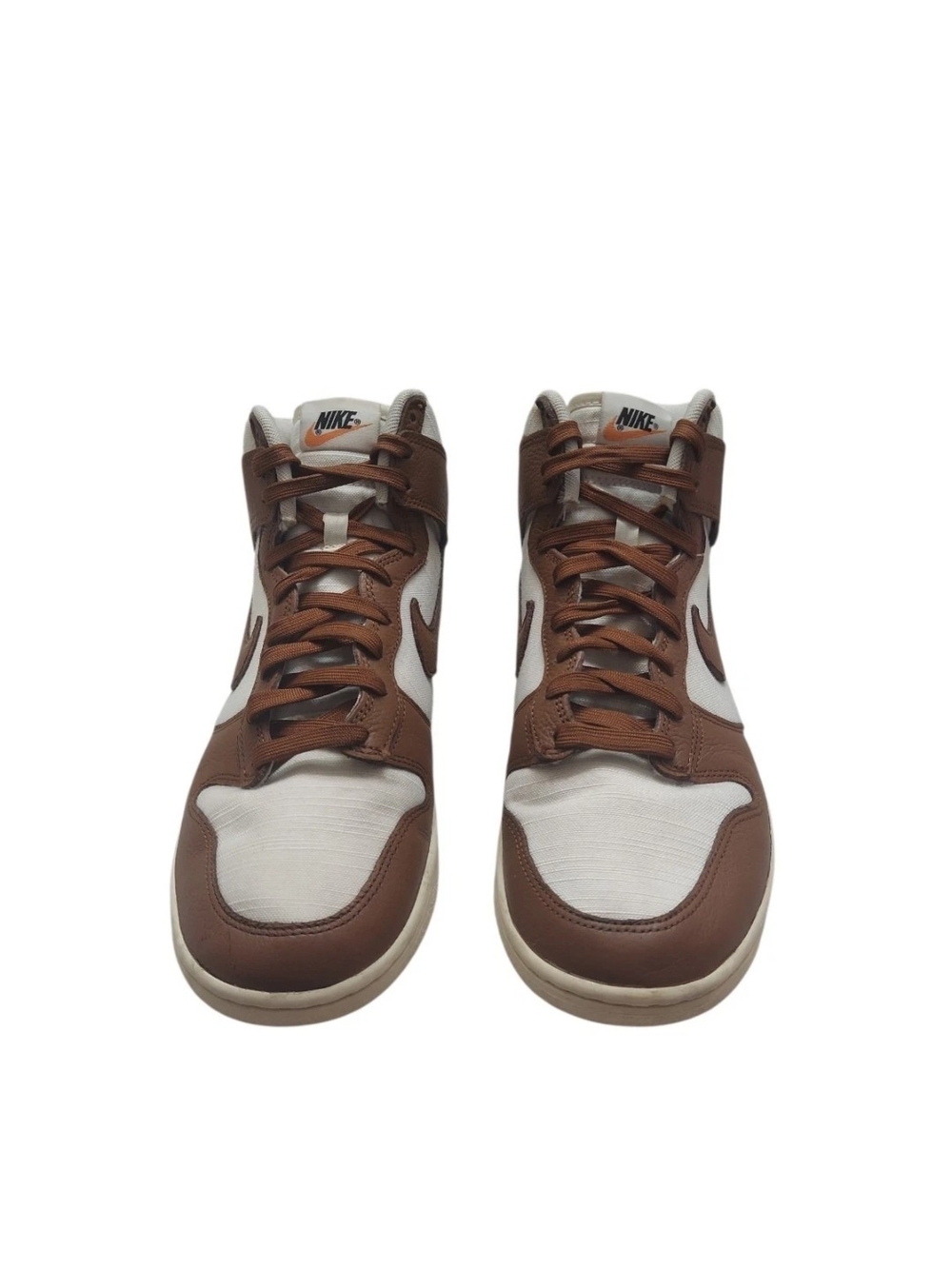 Nike Dunk High Certified Fresh Pecan Brown White Orange Men’s Size 10.5